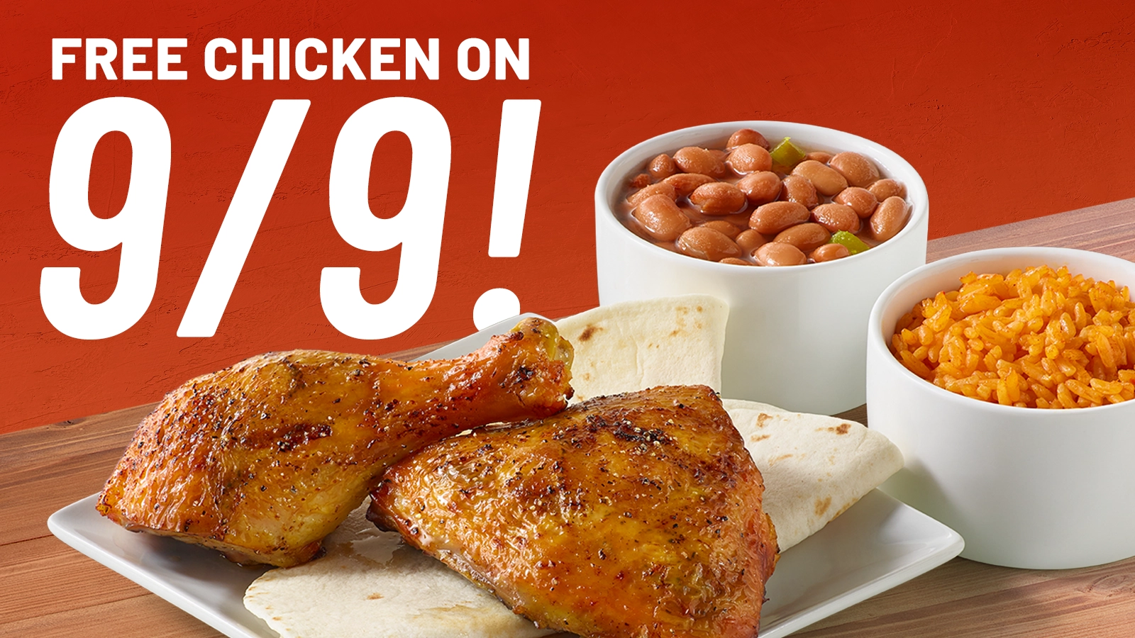 Free Chicken on 9/9!