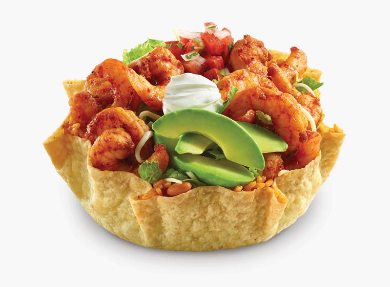 Double Baja Shrimp Tostada