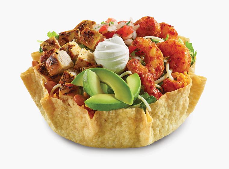 Chicken and Shrimp Tostada