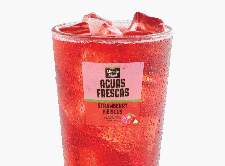 Minute Maid Aguas Frescas Strawberry Hibiscus