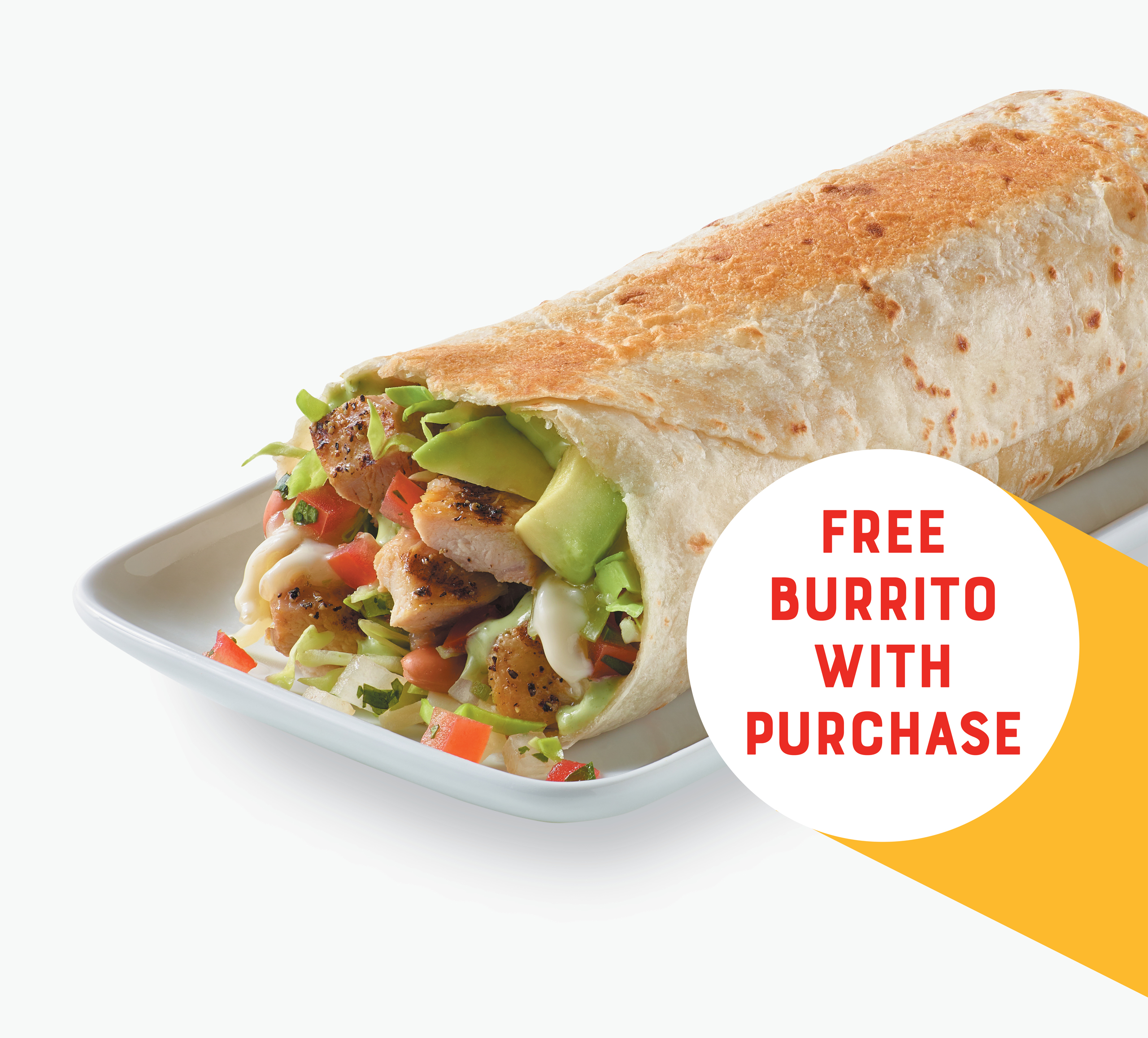Free burrito with purchase