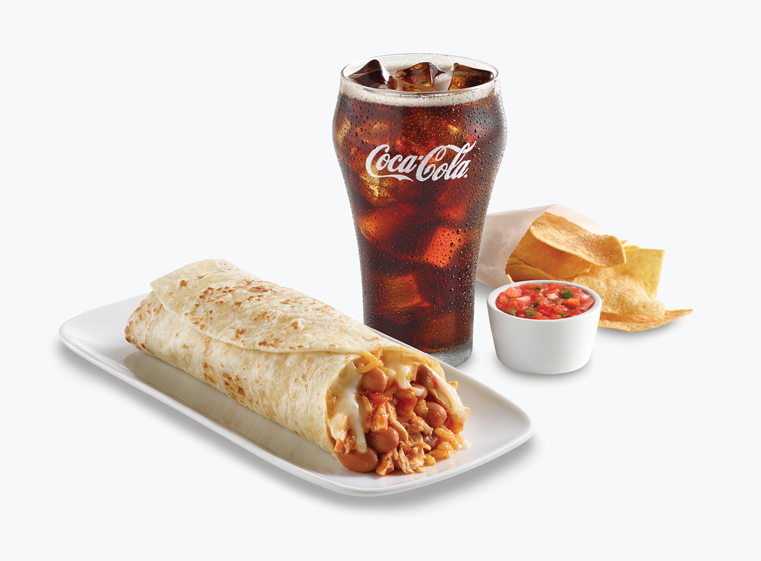 Classic Chicken Burrito Combo