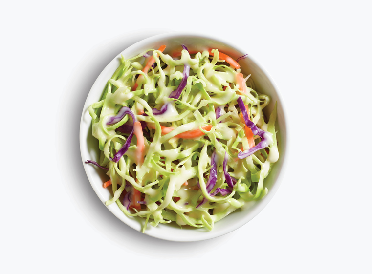 Bowl of house-made coleslaw
