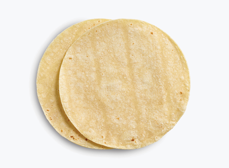 Stack of 6" corn tortillas
