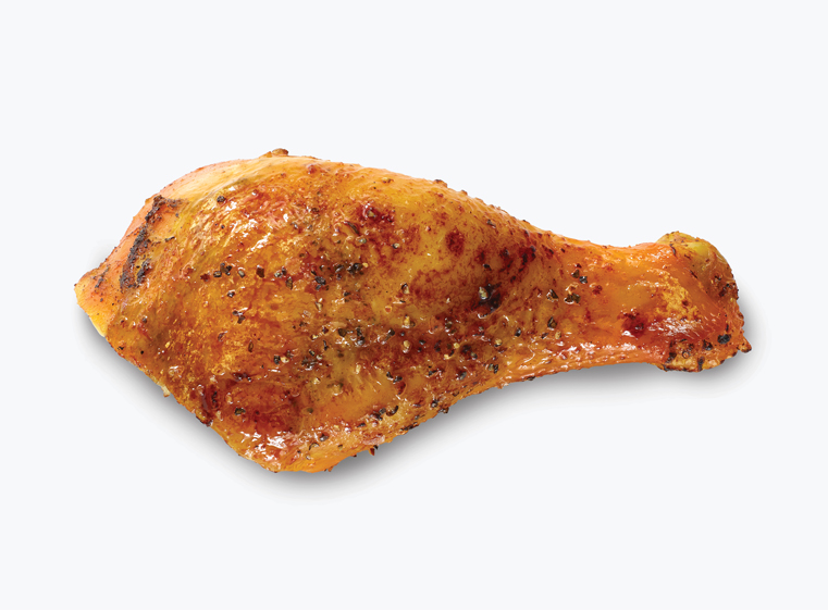 One fire-grilled chicken leg