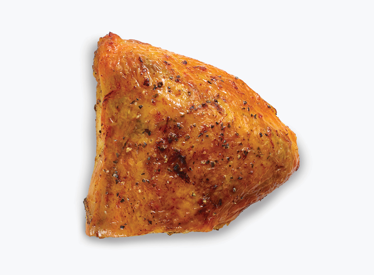 One fire-grilled chicken thigh