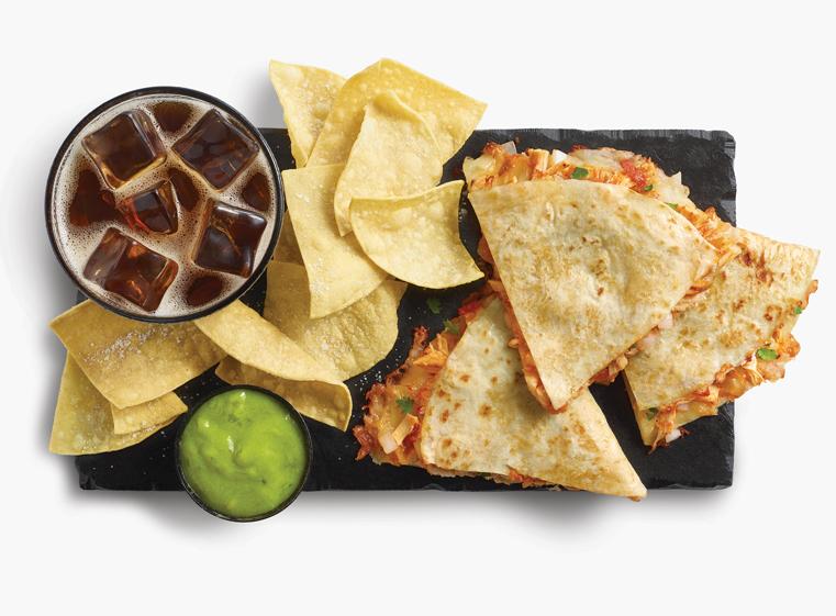 Shredded Chicken Quesadilla Combo