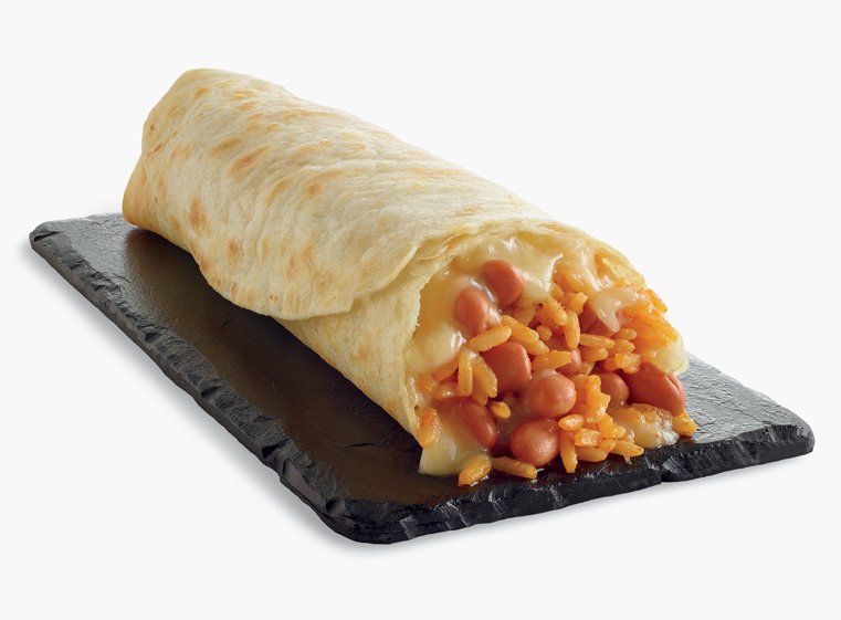 Original BRC Burrito sliced in half