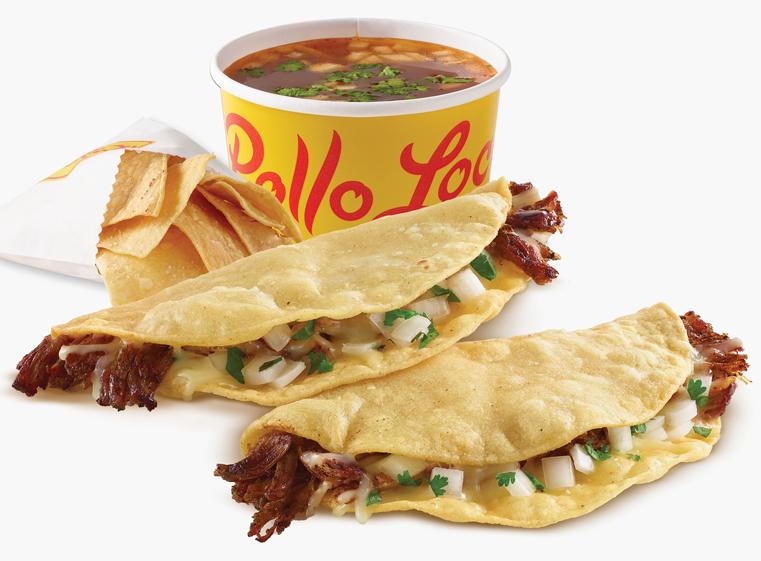 Rückwärts Begünstigter Anwenden el pollo loco tacos Paket Erhöhen Anschein