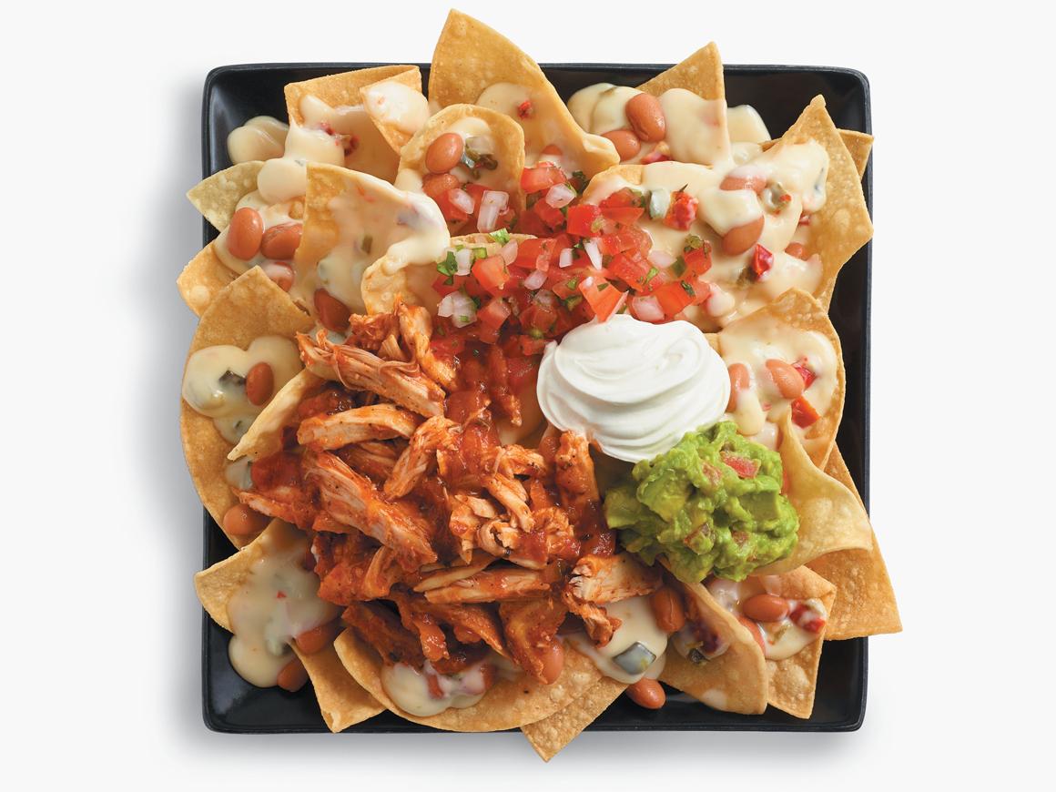 Shredded Chicken Nachos