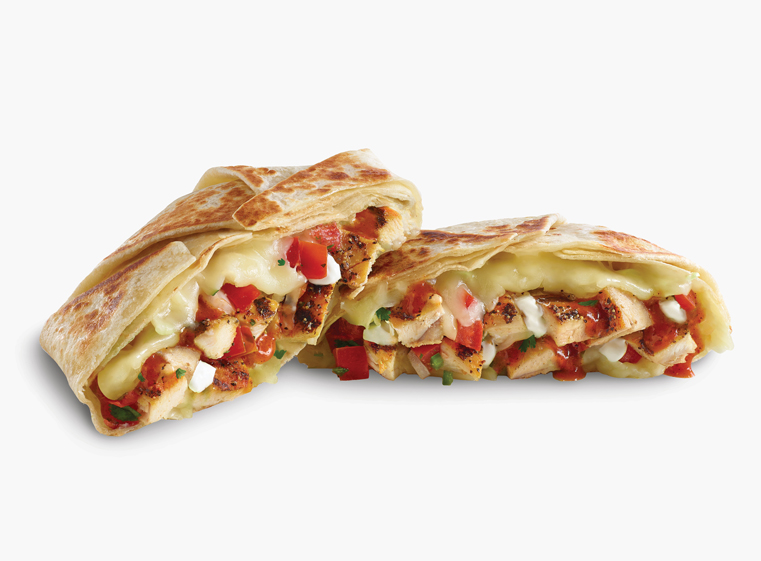 New Chipotle Chicken Overstuffed Quesadilla
