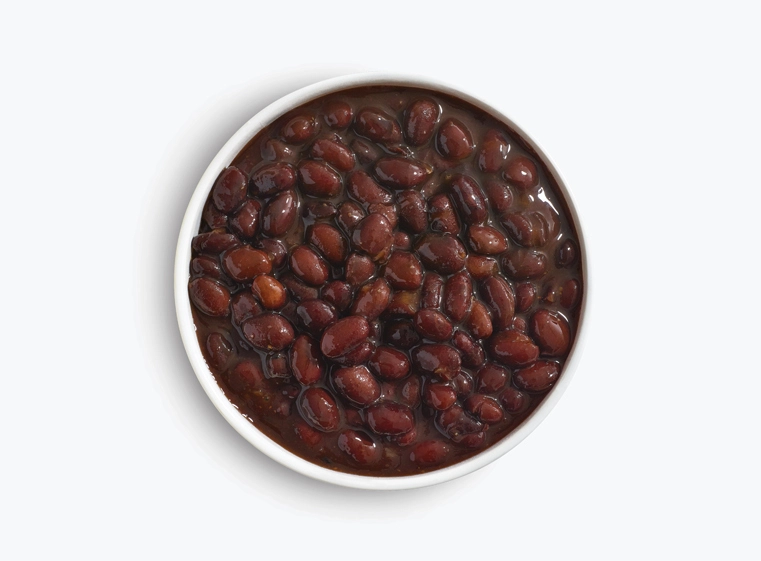 BBQ Black beans in a bowl