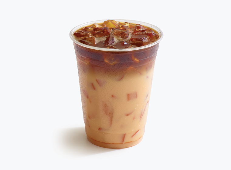 Chata Coffee in a clear plastic cup