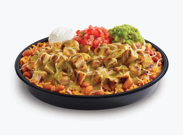 Green Chile Cheesy Enchilada Double Chicken Bowl