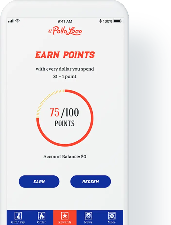 Loco Rewards app displayed on iPhone