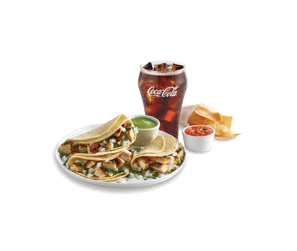 3 Tacos Al Carbon Combo