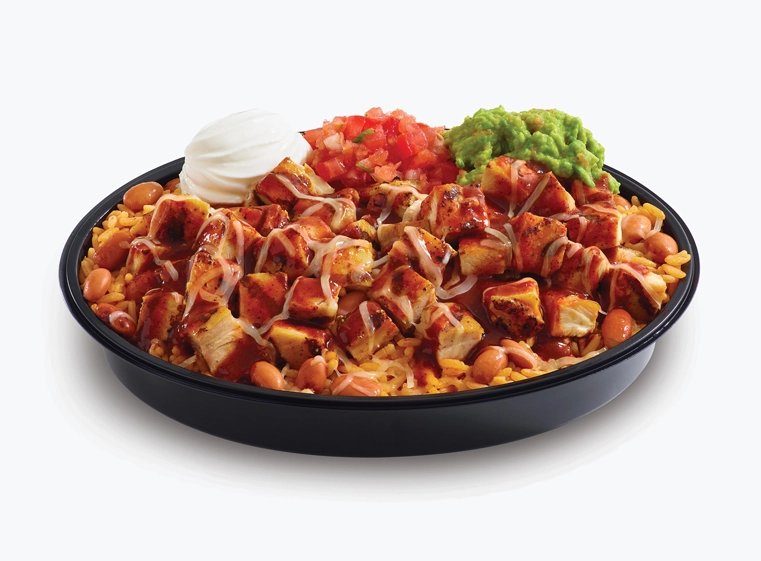 Red Chile Cheesy Enchilada Double Chicken Bowl