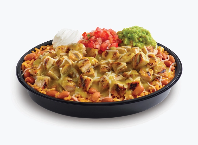Green Chile Cheesy Enchilada Double Chicken Bowl