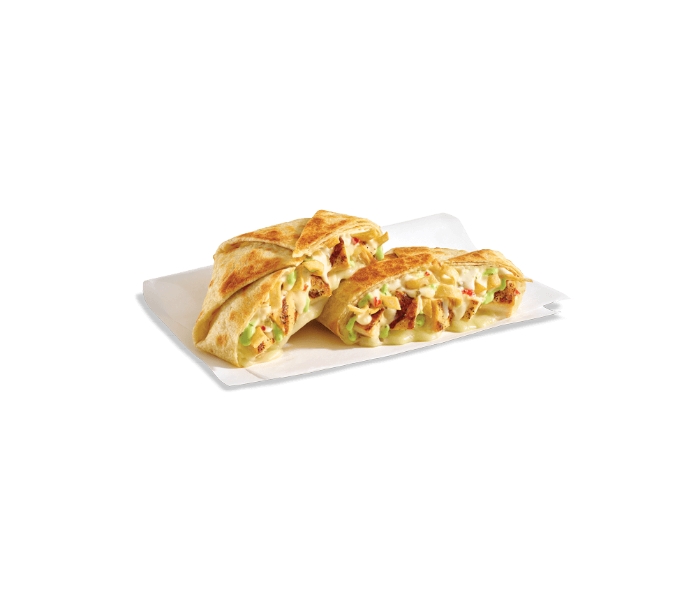 Queso Loaded Chicken Quesadilla